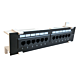 Wallmount patchpanel Cat6a UTP- 12 poorts