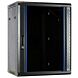 15U wandkast met glazen deur 600x600x770mm (BxDxH)
