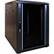 15U mini patchkast met glazen deur 600x600x860mm (BxDxH)