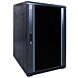 18U patchkast met glazen deur 600x800x1000mm (BxDxH)