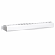 1U rangeerpaneel - kabelhouder 19 inch, wit