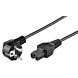 (Cisco) Netsnoer, Haaks schuko male naar C15, Basic, 2m, Zwart
