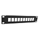 1U Patchpaneel Keystone 10 inch 8 poort RJ45