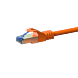 CAT6a S/FTP (PIMF) patchkabel 10m oranje