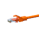 CAT5e UTP patchkabel 0,50m oranje - CCA