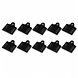 Krimp lashouder zwart - 10 stuks