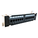 Wallmount patchpanel Cat6 UTP - 12 poorts