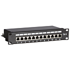 Patchpanel 10 inch Cat6 FTP - 12 poorts