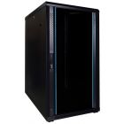 22U patchkast met glazen deur 600x800x1200mm (BxDxH)