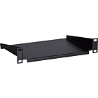 1U legbord, 10 inch, 150mm diepte, zwart