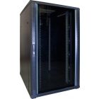 27U patchkast met glazen deur 800x1000x1400mm (BxDxH)