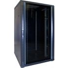 27U patchkast met glazen deur 800x800x1400mm (BxDxH)