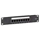 Patchpanel 10 inch Cat6 UTP - 8 poorts