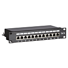 Patchpanel 10 inch Cat5e FTP - 12 poorts