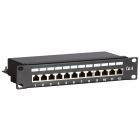 Patchpanel 10 inch Cat6 FTP - 12 poorts