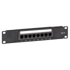 Patchpanel 10 inch Cat6 UTP - 8 poorts