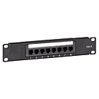 Patchpanel 10 inch Cat6 UTP - 8 poorts