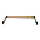1U DIN rail voor 19-inch patchkasten