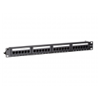 Patchpaneel Cat5e UTP 19 inch 24 poort RJ45 LSA en 110 blokmontage 1U