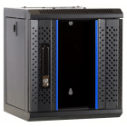 10 inch 4U patchkast met glazen deur 312x310x264mm (BxDxH)