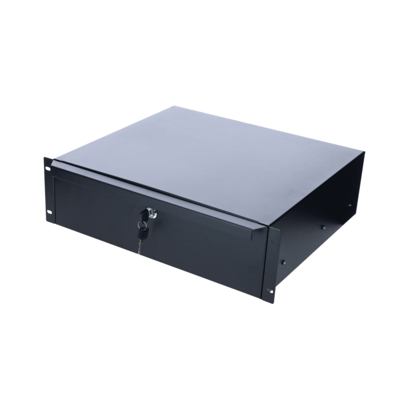 19 inch - afsluitbare lade - 3U