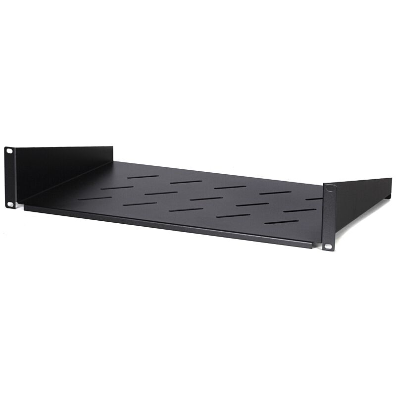 2U legbord voor patchkast, 19inch, 300mm diepte, Max. 15-25Kg.