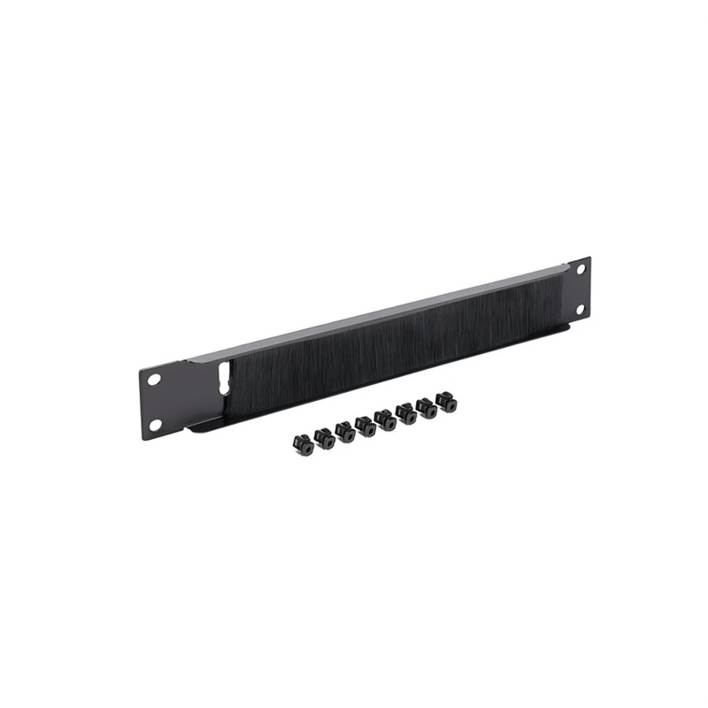 1U 10 inch kabelinvoer met borstel