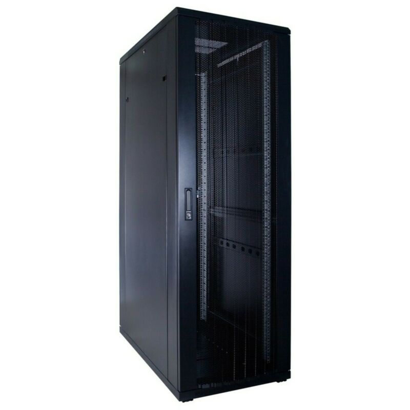 37U patchkast met geperforeerde deur 600x1000x1800mm (BxDxH)