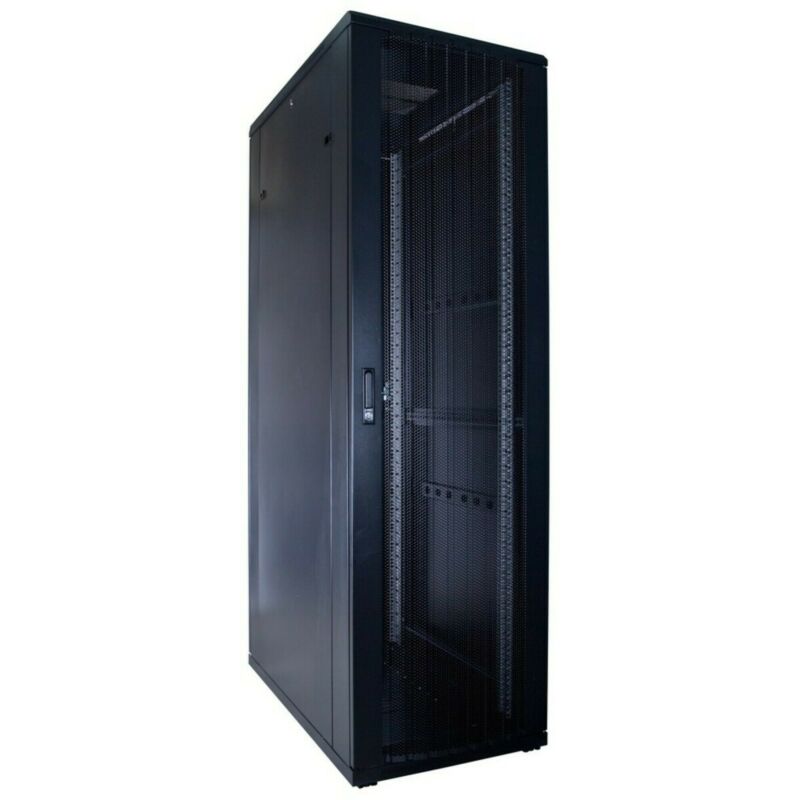 42U patchkast met geperforeerde deur 600x1000x2000mm (BxDxH)