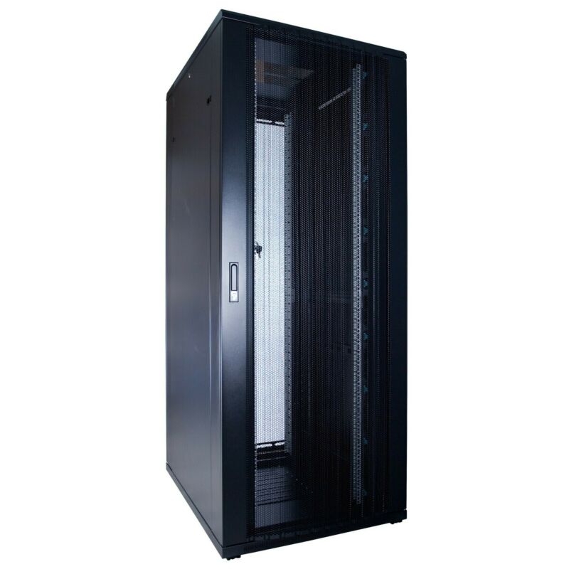 47U patchkast met geperforeerde deur 600x1000x2200mm (BxDxH)