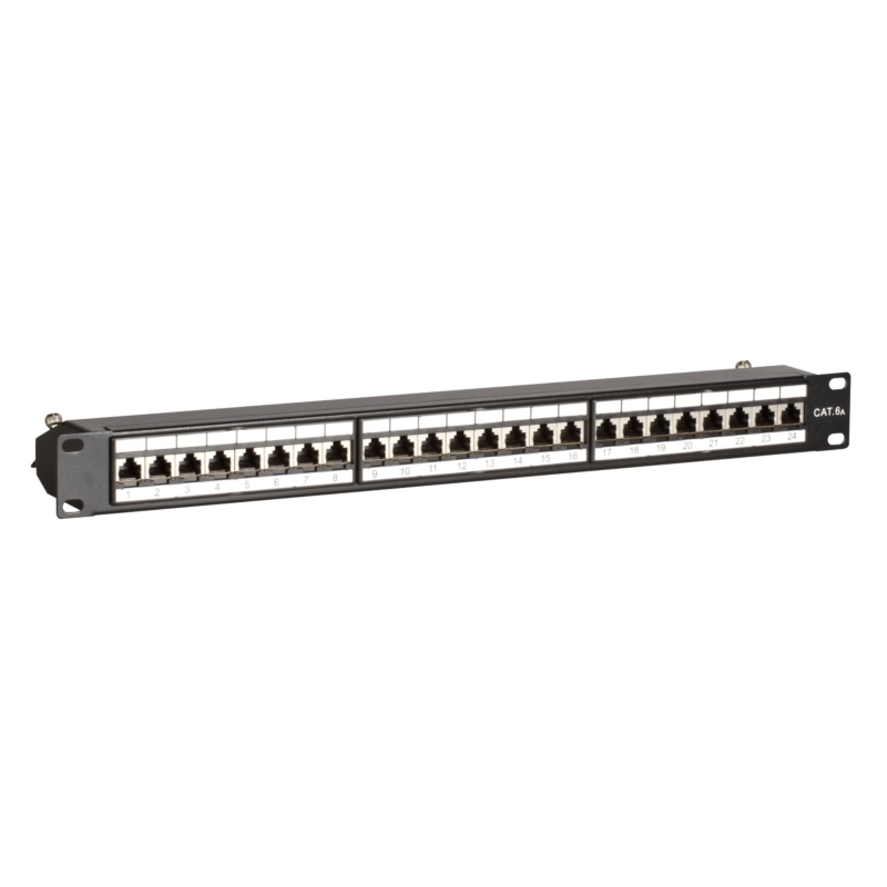 CAT6a STP patchpaneel - 24 poorts