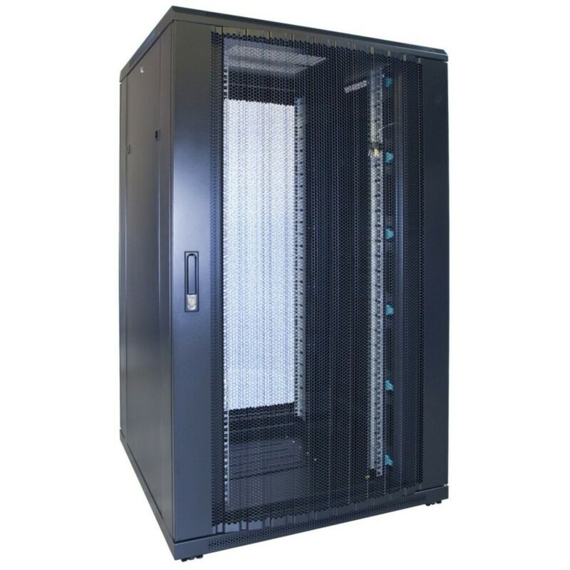 27U patchkast met geperforeerde deur 800x800x1400mm (BxDxH)