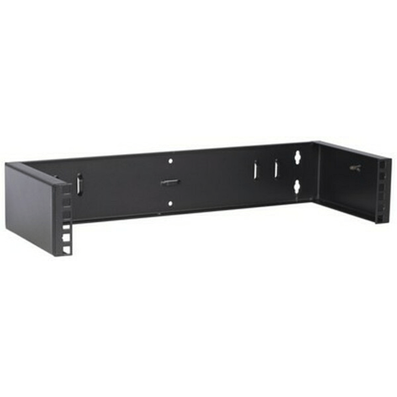 2U wall mount bracket zonder scharnieren 520x180x120mm (BxDxH)