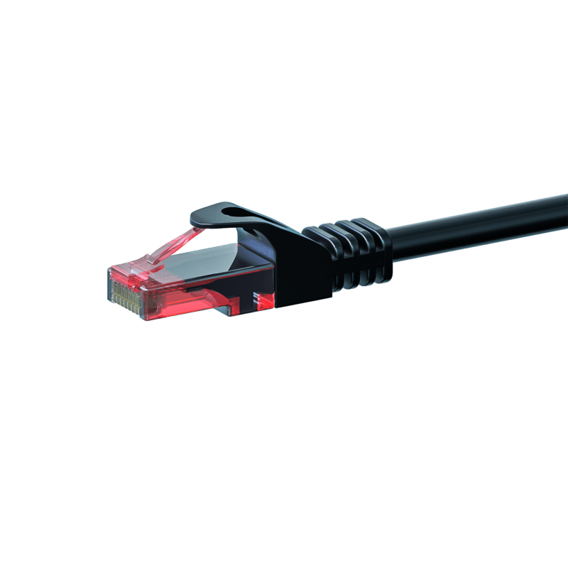 UTP CAT6 patchkabel 50m zwart - 100% koper