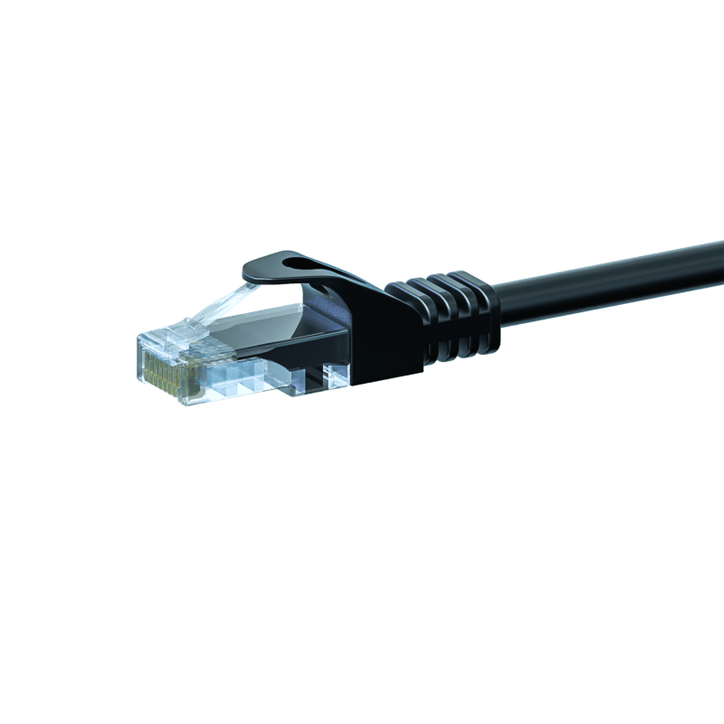 CAT5e UTP patchkabel 3m zwart - CCA