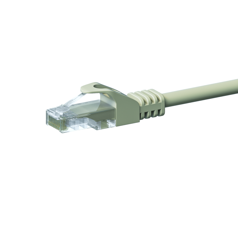 CAT5e UTP patchkabel 10m grijs  - CCA
