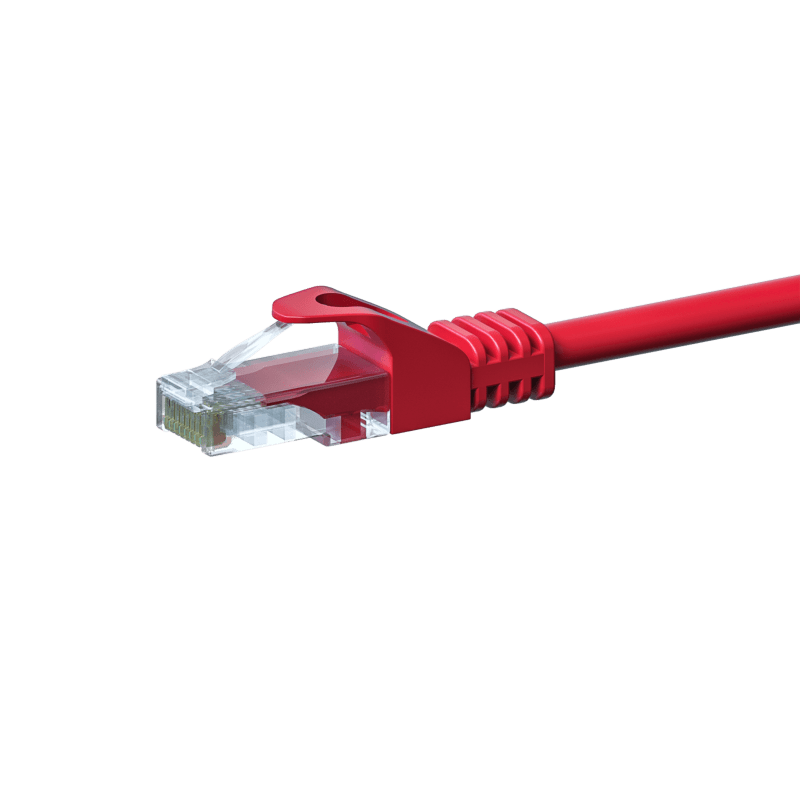 CAT5e UTP patchkabel 3m rood - CCA