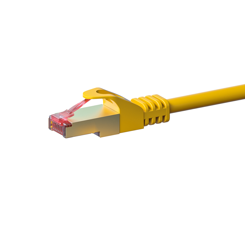 CAT6 S/FTP (PIMF) patchkabel 10m geel 