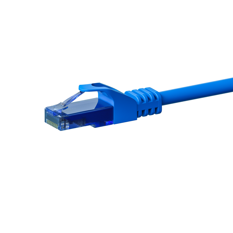 UTP CAT6a patchkabel 3m blauw - 100% koper