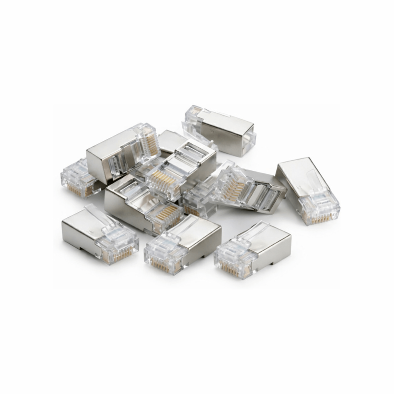 DANICOM FTP CAT6 RJ45 Connector - voor soepele kern - 10 stuks
