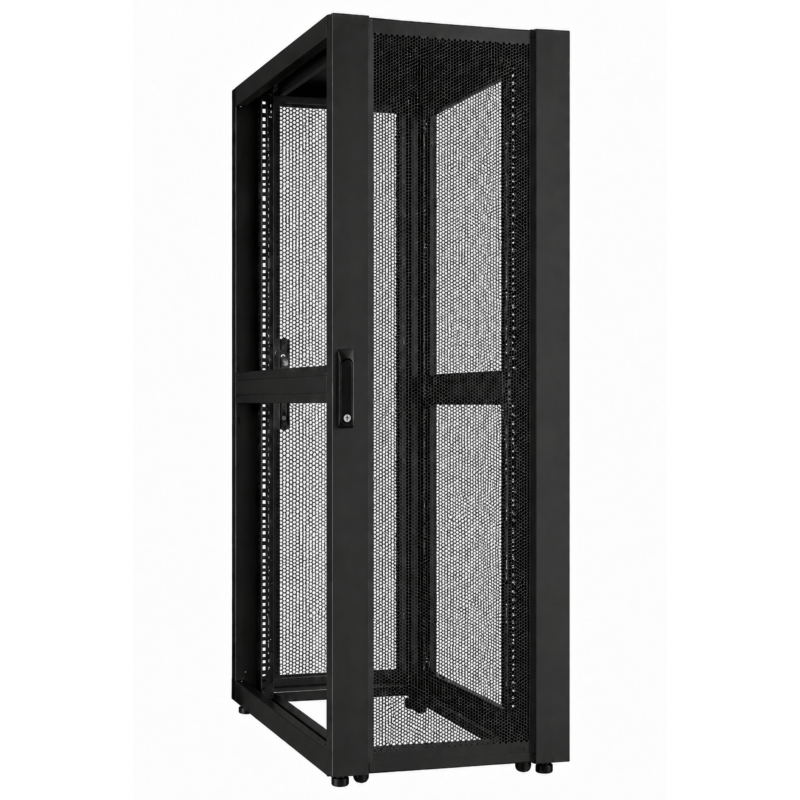 42U Datacenter patchkast met geperforeerde deur 800x1200x2000mm (BxDxH)