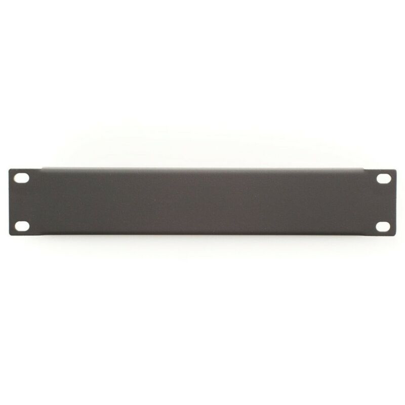 1U 10 inch afdekpaneel in zwart