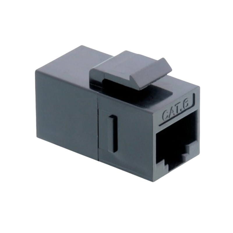 CAT6 UTP Keystone Connector Zwart - RJ45