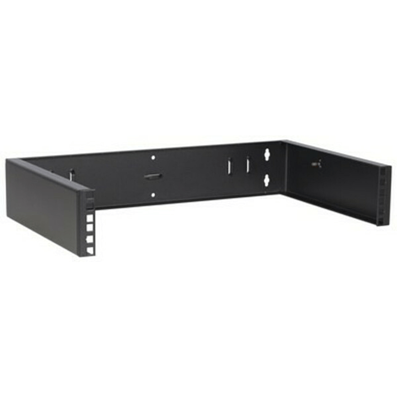 2U wall mount bracket zonder scharnieren 520x300x120mm (BxDxH)
