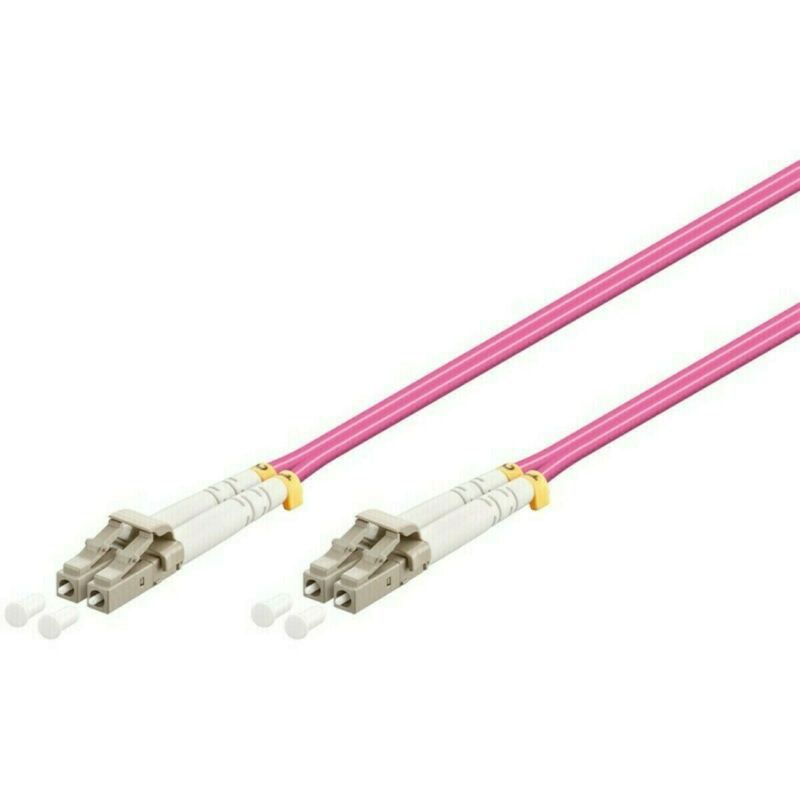 Multimode patchkabel, LC-LC 0.5m, duplex 50/125 OM4