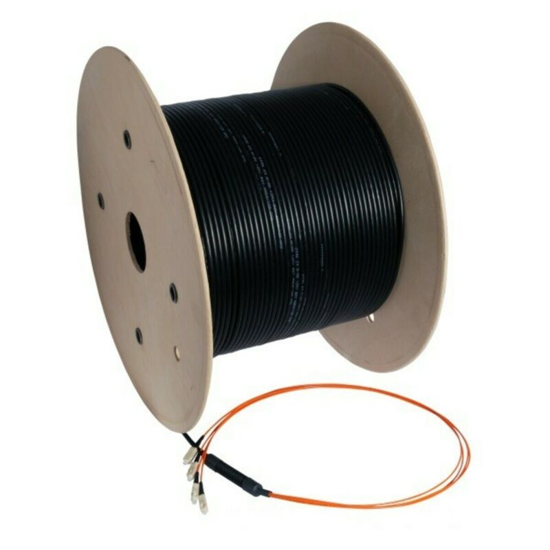 OM4 glasvezel kabel op maat 8 vezels incl. connectoren