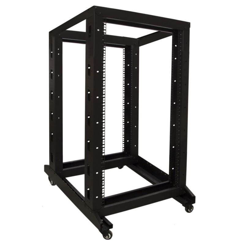 22U serverrack op wielen 600x800x1200mm (BxDxH)