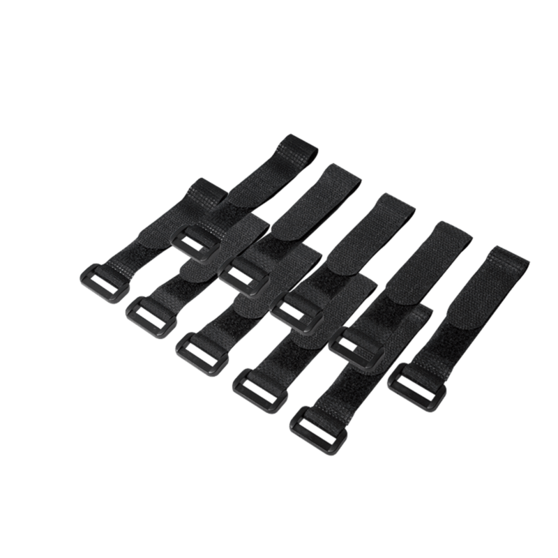 Kabelriem zwart - 10 stuks