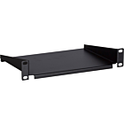 1U legbord, 10 inch, 150mm diepte, zwart