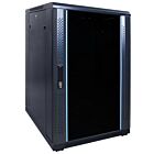18U patchkast met glazen deur 600x800x1000mm (BxDxH)